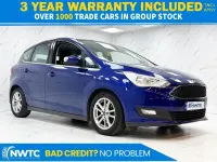 Used Ford C-MAX Zetec 125 HP (91 kW) 2016 Blue MPV