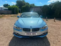Used BMW 428 Luxury Line 2014 Blue Cabriolet
