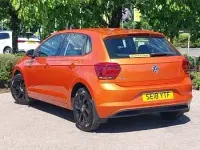 Used VW Polo SE 65 HP (47 kW) 2018 Orange Hatchback