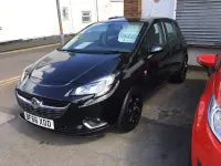 Used Vauxhall Corsa SRi 88 HP (64 kW) 2016 Black Hatchback