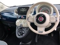 Used Fiat 500 Lounge 69 HP (50 kW) 2019 Blue Hatchback