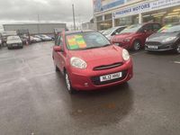 Used Nissan Micra Tekna 2012 Red Hatchback