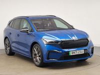 Used Skoda Enyaq iV SportLine 150 kW (204 HP) 2021 Blue SUV
