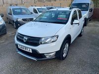 Begagnad Dacia Sandero Stepway Ambiance 2014 Vit Halvkombi