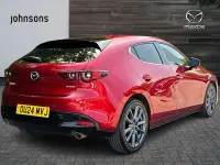 Used Mazda 3 Exclusive-Line 120 HP (88 kW) 2024 Red Hatchback