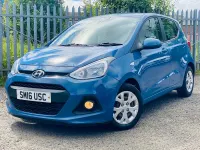 Used Hyundai i10 SE 67 HP (49 kW) 2016 Blue Hatchback