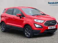 Used Ford Ecosport Zetec 125 HP (91 kW) 2018 Red SUV