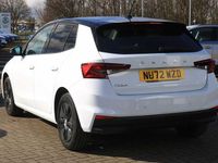 Used Skoda Fabia Colour Edition 59 HP (43 kW) 2023 Moon white metallic black magic pearl effect Hatchback