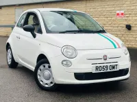 Käytetty Fiat 500 Pop 69 HP (50 kW) 2009 Valkoinen Avoauto