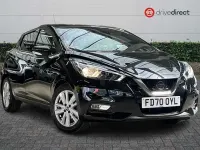 Usado Nissan Micra Acenta 100 HP (73 kW) 2020 Preto Citadino