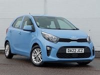 Used Kia Picanto 2022 Blue Hatchback