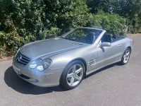 Used Mercedes SL500 306 HP (225 kW) 2003 Silver Cabriolet