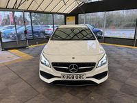 Used Mercedes CLA220 AMG line 2018 White Sedan