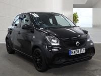 Used Smart ForFour Premium 71 HP (52 kW) 2018 Black Hatchback