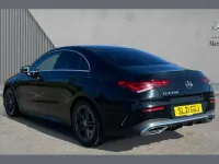 Used Mercedes CLA250 AMG line 224 HP (164 kW) 2021 Cosmos black metallic Coupe