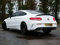 Used Mercedes C180 AMG line 156 HP (114 kW) 2019 White Coupe