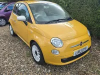 Used Fiat 500 69 HP (50 kW) 2013 Yellow Hatchback