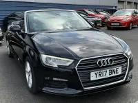 Used Audi A3 Cabriolet Design 110 HP (80 kW) 2017 Black Cabriolet