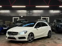 Used Mercedes A250 AMG line 2017 White Hatchback