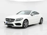 Usado Mercedes C300 AMG Line Premium Plus 2017 Blanco Coupe