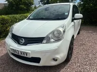 Used Nissan Note N-TEC 90 HP (66 kW) 2013 White Hatchback