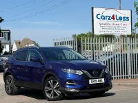 Used Nissan Qashqai N-Connecta 115 HP (84 kW) 2019 Blue SUV