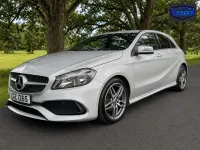 Used Mercedes A180 AMG line 109 HP (80 kW) 2018 Silver Hatchback