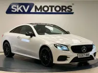 Used Mercedes E400 AMG Line Premium Plus 328 HP (241 kW) 2017 White Coupe
