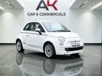 Used Fiat 500 Sport 69 HP (50 kW) 2009 White Cabriolet