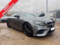 Used Mercedes E220 AMG Line Premium 194 HP (142 kW) 2018 Grey Coupe