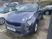 Used Kia Sportage 115 HP (84 kW) 2018 Blue SUV