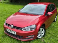 Used VW Golf VII Match 110 HP (80 kW) 2015 Red Hatchback