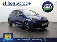 Used Toyota Yaris Hybrid Design 116 HP (85 kW) 2022 Blue Hatchback