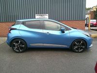 Used Nissan Micra N-Connecta 90 HP (66 kW) 2018 Blue Hatchback