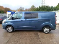 Used Ford Transit Custom Limited 130 HP (95 kW) 2021 Blue Van