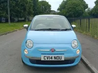 Used Fiat 500 Lounge 69 HP (50 kW) 2014 Blue Hatchback