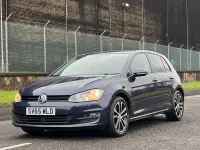 Used VW Golf VII GT 150 HP (110 kW) 2015 Blue Hatchback