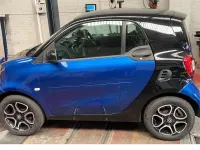 Used Smart ForTwo Coupé Premium 71 HP (52 kW) 2016 Blue Coupe