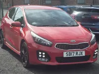 Used Kia Ceed GT-Line 136 HP (100 kW) 2017 Red Hatchback