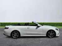 Used Mercedes E220 AMG line 2018 White Cabriolet