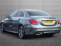 Used Mercedes C200 AMG line 160 HP (117 kW) 2019 Selenite grey Sedan