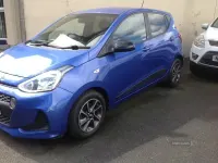 Used Hyundai i10 GO! 67 HP (49 kW) 2018 Blue Hatchback