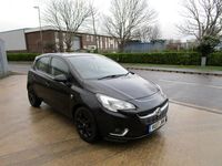 Used Vauxhall Corsa SRi 100 HP (73 kW) 2017 Black Hatchback