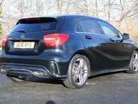 Used Mercedes A160 AMG line 102 HP (75 kW) 2018 Black Hatchback
