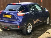 Used Nissan Juke Acenta Premium 110 HP (80 kW) 2014 Blue SUV