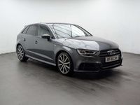Used Audi A3 Sportback Black Edition 150 HP (110 kW) 2018 Grey Hatchback