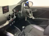Used Audi Q2 S-Line 150 HP (110 kW) 2019 Ara blue, crystal effect SUV
