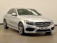 Used Mercedes C220 AMG line 170 HP (125 kW) 2017 Silver Sedan