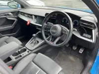 Used Audi A3 S-Line 2020 Turbo blue Sedan