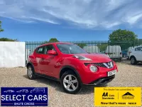 Used Nissan Juke Visia 94 HP (69 kW) 2017 Red SUV